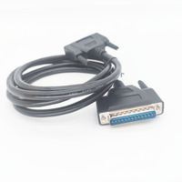 Personalizar de fábrica DB9 DB25 conector macho hembra de 2 pines conector d-sub de 25 pines