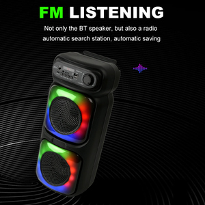 Altavoz TWS para Fiestas en Casa SING-E ZQS3724MX, Columna Inalámbrica Activa de Alta Potencia con BT 5.0, <span class=keywords><strong>Mini</strong></span> Bajo RGB, Micrófono, Fabricado en China - Product Image 6