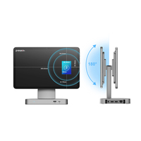 Tablette Android PoS certifiée EMV L1 de 12 pouces avec support de charge et hub USB Ethernet RJ12 NFC frontal, tablette de paiement sans argent liquide