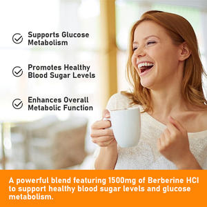 Cápsulas de Berberina OEM ODM con extracto de té verde y Berberina HCL. Mantienen los niveles de glucosa. Mejoran la función metabólica general. - Product Image 2