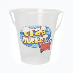 Factory Beach Bucket Toys Small Extra Large Transparent Clear Beach Bucket For Crabs Small Wildlife