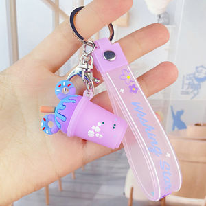 Tracy & Herry 2023 nouveautés couleur bonbon crème glacée porte-clés conception personnalisée cadeau délicat unisexe pendentif en gros - Product Image 6