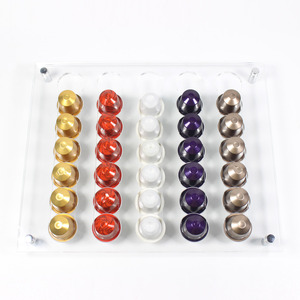 <span class=keywords><strong>Porte</strong></span>-<span class=keywords><strong>capsule</strong></span> de café acrylique <span class=keywords><strong>Transparent</strong></span> chaud support de stockage de capsules de café mural - Product Image 2