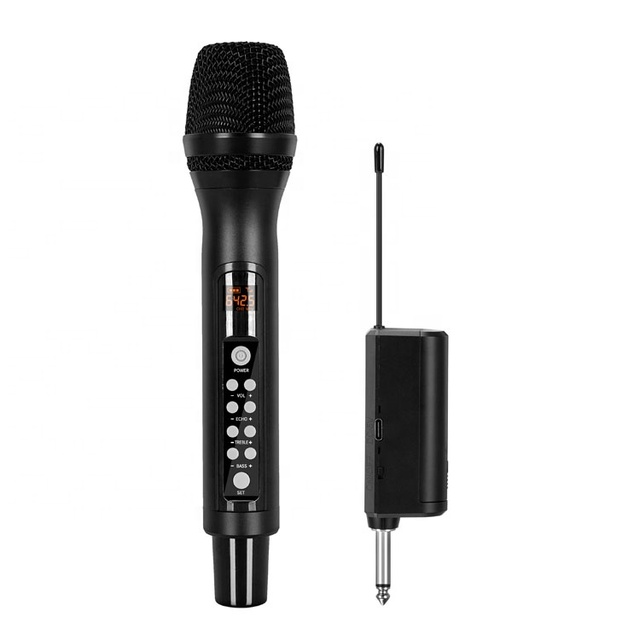 C1/C2 2023 New Design Echo Metal Handheld Universal Wireless Microphone