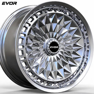 Jantes forgées EVOR en alliage pour voitures neuves 5x112 5x114.3 5x100 <span class=keywords><strong>Mini</strong></span> <span class=keywords><strong>Cooper</strong></span> Smart Luxury SUV Pick-up Accessoires - Product Image 3