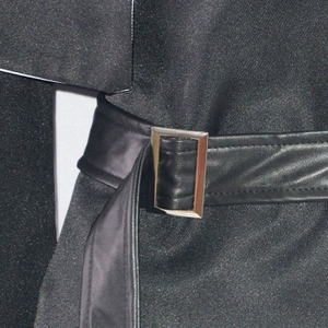 Costume da Suora da Donna per Halloween Travestimento Spaventoso Taglie Forti per Feste Cosplay Unisex da Prete Abito Lungo - Product Image 4