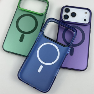 Funda Magnética <span class=keywords><strong>para</strong></span> Teléfono con Recubrimiento Electrolítico, Cubierta de Cámara Extraíble, Antihuellas, <span class=keywords><strong>para</strong></span> <span class=keywords><strong>iPhone</strong></span> 17 16 15 14 13 <span class=keywords><strong>12</strong></span> 11 <span class=keywords><strong>Pro</strong></span> con Paquete - Product Image 4