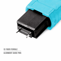 Câble de raccordement MPO MTP 12 fibres OM4 multimode, câble tronc pré-terminé pour centre de données, câblage haute densité 10G 40G 100G