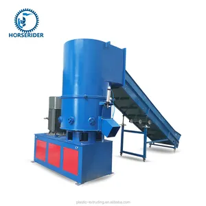 Horserider Plastic Recyclé Fibre PET PE PP Film Plastique Agglomérateur/Granulés Compacteur Machine