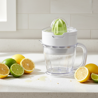 Huishoudelijke slowjuicer met plastic behuizing, 700ml capaciteit, AC-motor, Engels/Spaans ondersteuning, elektrisch keukenapparaat voor citrusvruchten