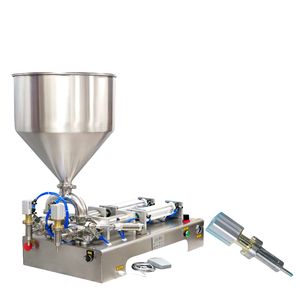 Horizontal Bean Sauce Jam Paste Tomato Honey Peanut Butter Tube Bottle Filler Pneumatic <b>Filling</b> <b>Machines</b> - Product Image 3
