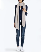 Écharpe châle en cachemire et laine pour femme, maxi, personnalisée, unie, tricotée, pour l'hiver