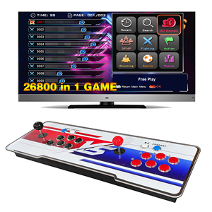 Console de <span class=keywords><strong>jeu</strong></span> d'arcade à succès en usine, 26800 en 1, joystick en métal acrylique, couleur personnalisée, jeux vidéo, boîte de jeux vidéo - Product Image 1