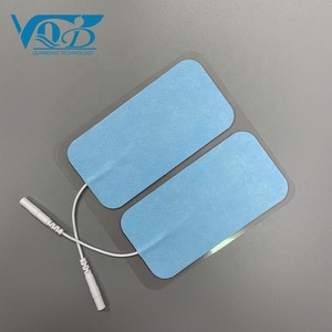 Elektrotlar Yama TENS Kablosu 5x10 cm Yeniden Kullanılabilir Pedler Kas Stimülatörü için Elektrot Kalemi Vücut Ağrılarını Giderici - Product Image 2
