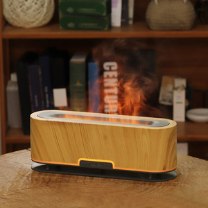 เครื่องเพิ่มความชื้นในอากาศ MUJI รุ่น Flame ขนาด 0.5 ลิตร พร้อมเอฟเฟกต์เปลวไฟ 3 มิติ เครื่องกระจายกลิ่นอโรมาสำหรับห้องนอน บ้าน และสำนักงาน พร้อมไฟกลางคืนและฟังก์ชั่นตั้งเวลา - Product Image 5