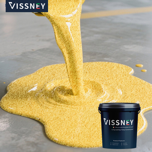 Revêtement de sol auto-nivelant en acrylique coloré avec sable, imperméable, décoratif, peinture liquide pour sols intérieurs à appliquer au pinceau - Product Image 1