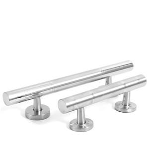 مقبض باب مزدوج الحلقة من الفولاذ المقاوم للصدأ 201 وسبائك الألومنيوم والحديد، مقبض للأبواب القديمة المضادة للسرقة، حرف معدنية - Product Image 3