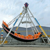 Manège de bateau viking pour fête foraine, équipement de parc d'attractions, galvanisation à chaud, manèges de bateaux vikings à sensations fortes à vendre