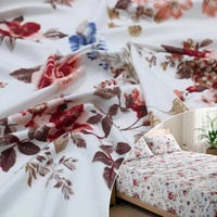 Tissus imprimés en microfibre 100 % polyester pour draps de lit, directement de l'usine, pour la literie et les textiles de maison