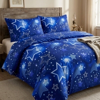 Tissu de drap de lit en microfibre 100 % polyester à imprimé dispersé, en stock, en promotion