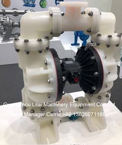 Bomba de diafragma de brida ANSI de alto flujo, sandlem S30 PP/PTFE 3in/WURREN RUPP sandtre series ESADS + PLUS válvula de aire - Product Image 3