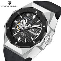 Pagani Design YS010 Venta caliente Ruben Band Calendario resistente al agua en Stock Moda personalizada Caballeros Reloj mecánico