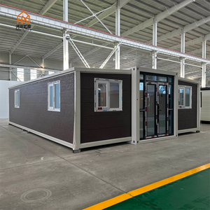 منزل حاويات مسبق الصنع قابل للتركيب والتوسيع من الفولاذ، منزل متنقل صغير مع مطبخ وحمام وخصائص شقة - Product Image 2