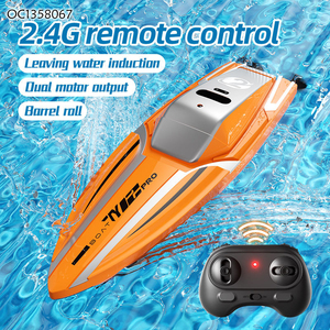 Yacht télécommandé électrique 2,4 GHz de haute qualité pour cascades aquatiques, petit <span class=keywords><strong>bateau</strong></span> jouet RC - Product Image 2
