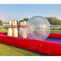 Boule de Zorb gonflable de taille humaine d'enfants de TPU/PVC pour le bowling avec la pompe à air/boule de Zorb de l'eau boule de pare-chocs adulte gonflable
