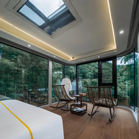 Meilleure Qualité Vente en Gros Usine Maison Capsule Spatiale Modulaire 20ft 40ft Apple Cabin Luxe pour Vivre et Travailler Préfabriqué