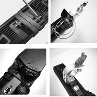 Alto brillo a prueba de agua 5x60W 1800K ámbar DMX luz Led Retro Bar Barndoor Froster iluminación de fondo de escenario