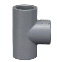 Adaptateur de bride de raccord en T en plastique CPVC compatible haute pression de qualité industrielle pour l'alimentation en eau Surface lisse Emballage de boîte