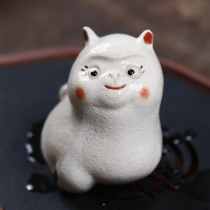 Purple Grit <b>Tea</b> Pet Cat Sculpture Lead Free For Kung Fu <b>Tea</b> <b>Set</b> Ornament - Product Image 3