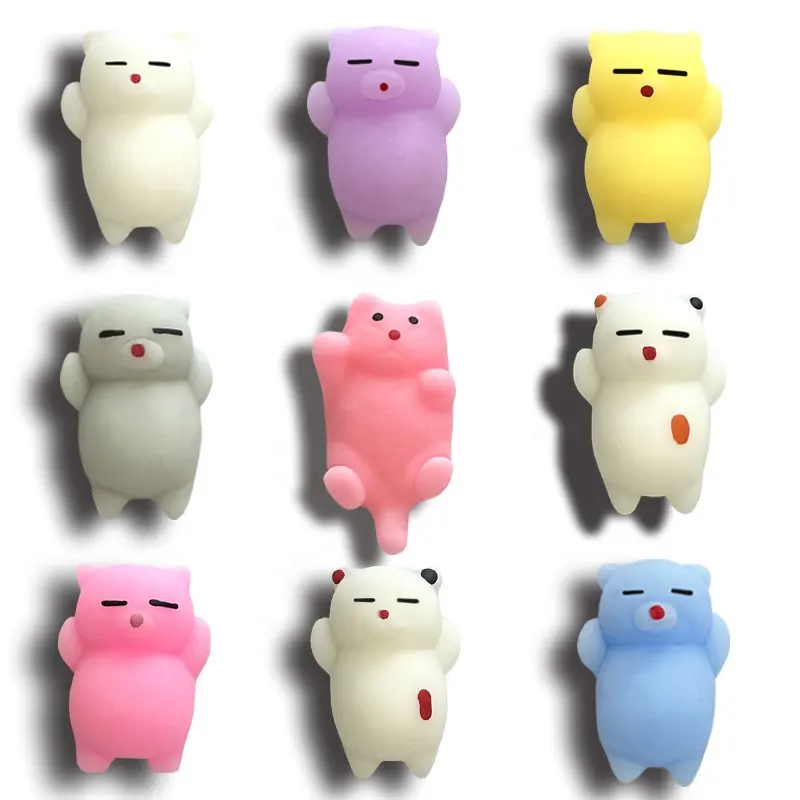 Yeni Mini Squishy hayvan Squishies oyuncaklar, sıkmak Kawaii yumuşacık stres giderici oyuncaklar, rastgele Mochi Squishy oyuncaklar kızlar ve erkekler için