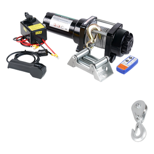 High Quality Heavy Duty Wire Rope High Speed Lifting 3000lbs Cable Electric Mini Truck Recovery <strong>Winch</strong> Hoist 12/24v - Product Image 3