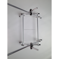 Support de raquette de tennis minimaliste en métal, sans perçage, pour la maison, l'intérieur, l'école, la salle de sport, le badminton, le tennis