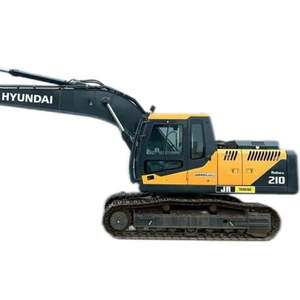 Excavadora usada Hyundai R210 Máquina de construcción hidráulica Excavadora Hyundai R210 Precio barato - Product Image 1