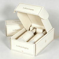 Emballage personnalisé en carton pour coffret de shampoing, impression élégante, emballage en papier pour cosmétiques et essences, boîte de shampoing