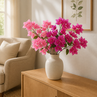 Fleurs artificielles de bougainvillier Joho en tissu de soie, longue tige de 118 cm, pour décoration de mariage et de maison, vase, vente en gros, fournisseur OEM ODM en vrac