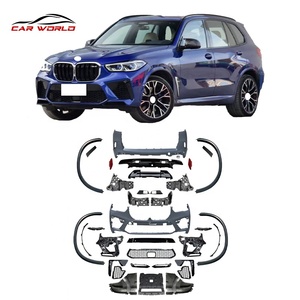 RUNZE New <b>Car</b> Body Kit Plastic Front/Rear Bumper Tow <b>Hook</b> Wheel Eyebrow Rear Lip for G05 2019 Upgrade - Product Image 6