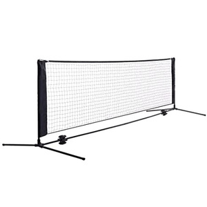 Chất lượng cao làm bằng kim loại rỉ sét bằng chứng PP Net bóng đá Tennis Net