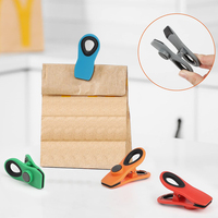 Clips magnétiques en plastique personnalisés pour la conservation des aliments, clips de fermeture pour sacs à collation, produits ménagers promotionnels, autocollants magnétiques pour réfrigérateur