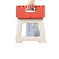 Cyber Celebrant Tabouret pliant épaissi, mini, portable, pour pique-nique, camping, extérieur, train, Mazar, déballé