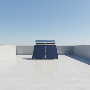 Calentador de Agua Solar y Eléctrico de Placa Plana de Alta Presión para Exteriores, Panel Azul de 200 Litros, Independiente, <span class=keywords><strong>con</strong></span> Garantía de 10 Años - Product Image 1