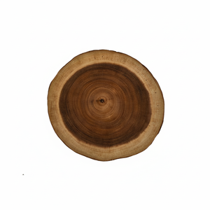 Plateau de chargement 100% en bois véritable, assiette de service en bois d'acacia et plateau de chargement pour la maison et la cuisine - Product Image 1