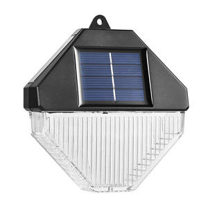 Nouvelle applique murale solaire LED d'extérieur avec certification BSCI IP65 étanche pour l'éclairage nocturne des paysages, cours et patios - Product Image 1