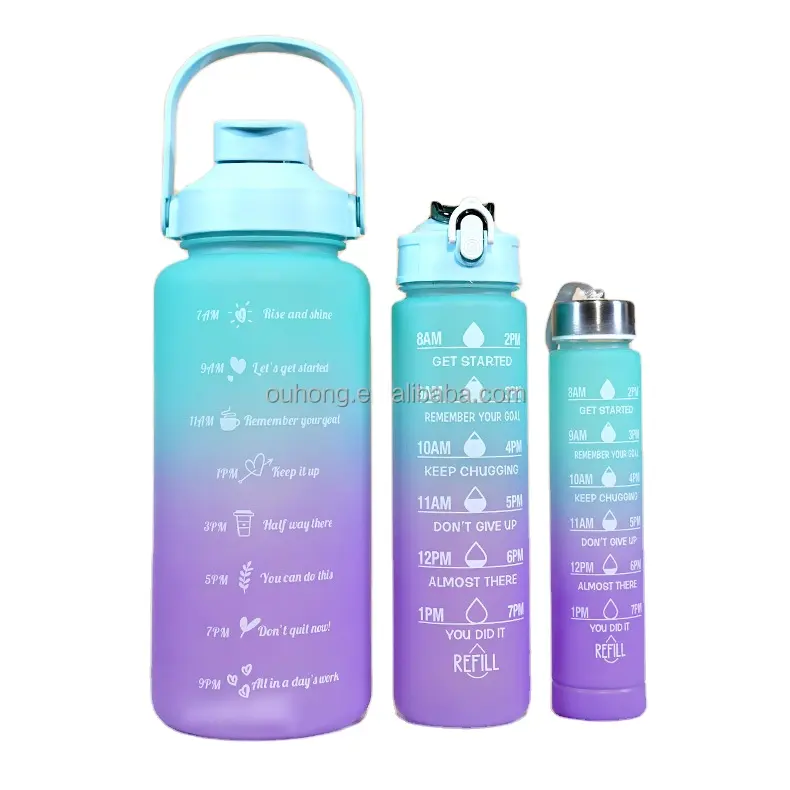 High Quality Custom Logo Children Cute Diy Funny 480ml Plastic Water Bottle And Stickers Set