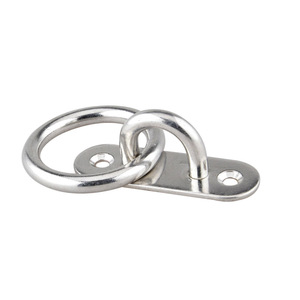 Oval Deck Bases with M6*60 Door Noses Stainless Steel Hooks for Hanging Fans & Chandeliers <b>Marine</b> <b>Hardware</b> Product - Product Image 1
