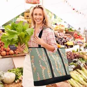 30L Fashion Customs Logo Hawaii Style Lunch <b>Large</b> Thermal Insulated <b>Beach</b> Picnic Cooler Handbag <b>Bag</b> - Product Image 6