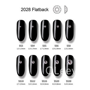 Vente en gros de strass cristal Flatback Non Hot Fix Strass SS6-SS30 pierres précieuses étincelantes pour Costumes projets d'artisanat - Product Image 3